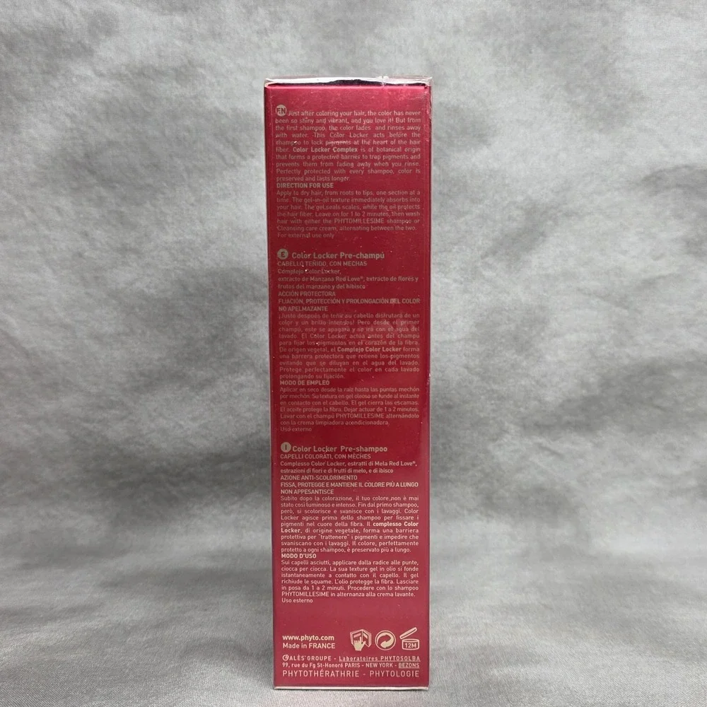 PHYTO Paris Color‎ Locker Pre-Shampoo for Color Treated Hair 3.38 oz SEALED